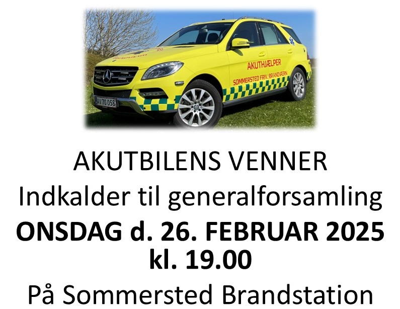 Akutbilens venner generalforsamling 2025